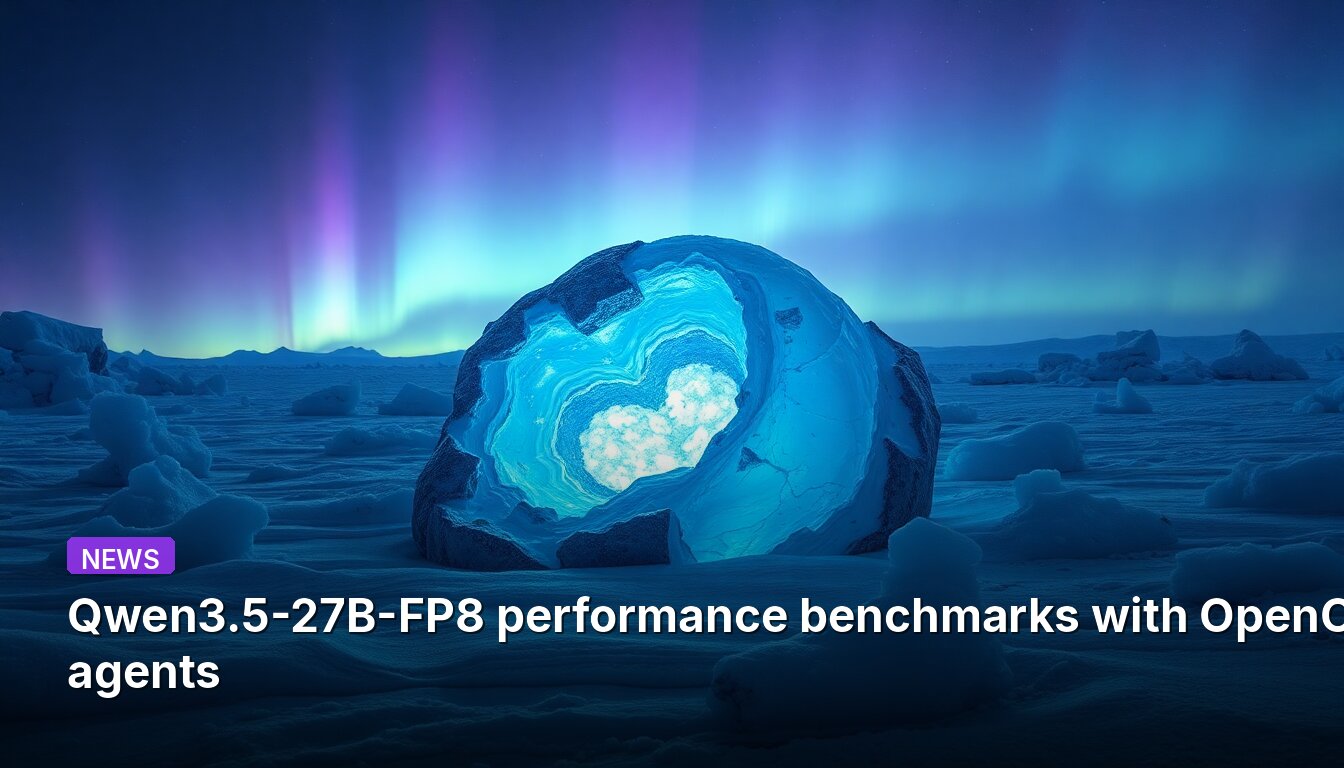 Qwen3.5-27B-FP8 performance benchmarks with OpenClaw agents