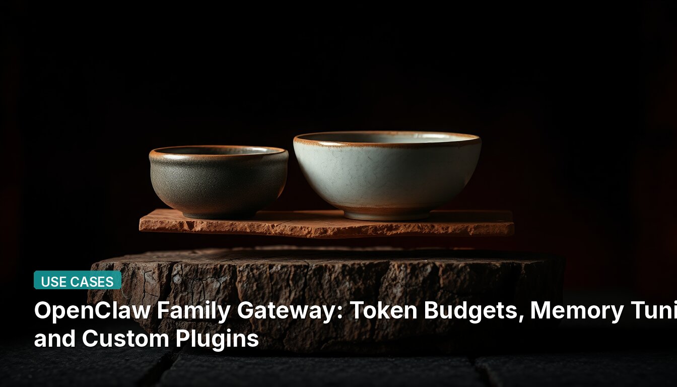 OpenClaw Family Gateway: Token Budgets, Memory Tuning, and Custom Plugins