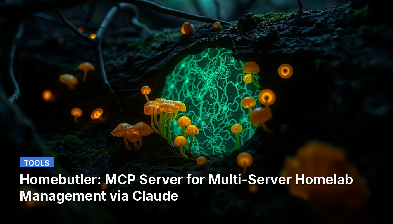 Homebutler: MCP Server for Multi-Server Homelab Management via Claude