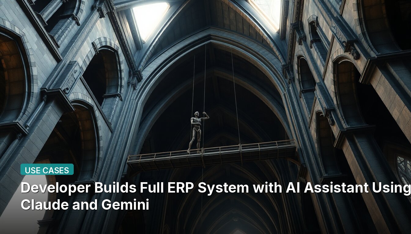 Developer Builds Full ERP System with AI Assistant Using Claude and Gemini