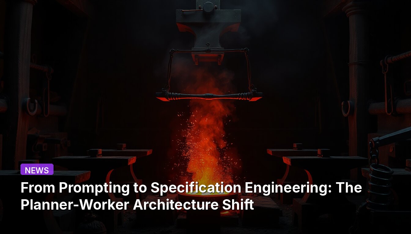From Prompting to Specification Engineering: The Planner-Worker Architecture Shift