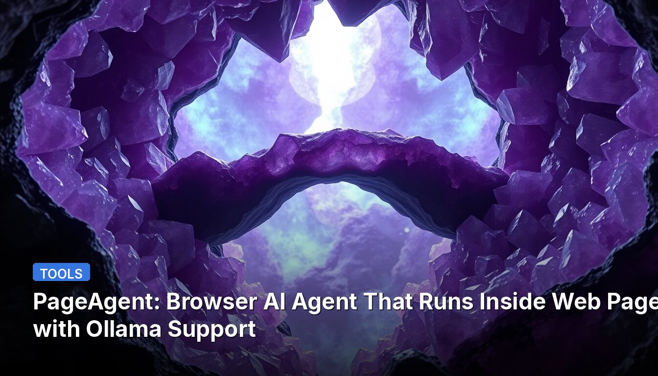 PageAgent: Browser AI Agent That Runs Inside Web Pages with Ollama Support