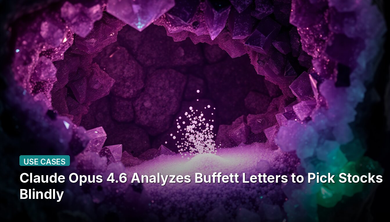 Claude Opus 4.6 Analyzes Buffett Letters to Pick Stocks Blindly