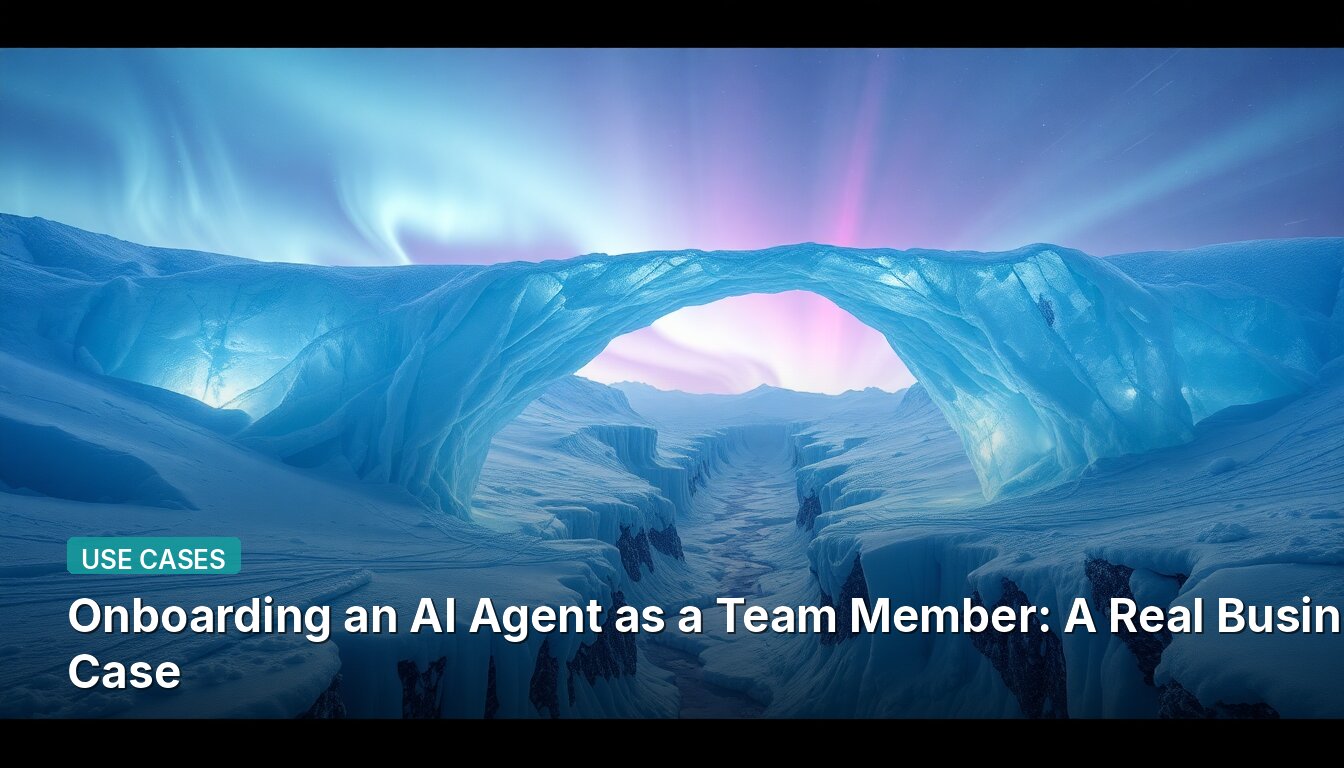 Onboarding an AI Agent as a Team Member: A Real Business Case