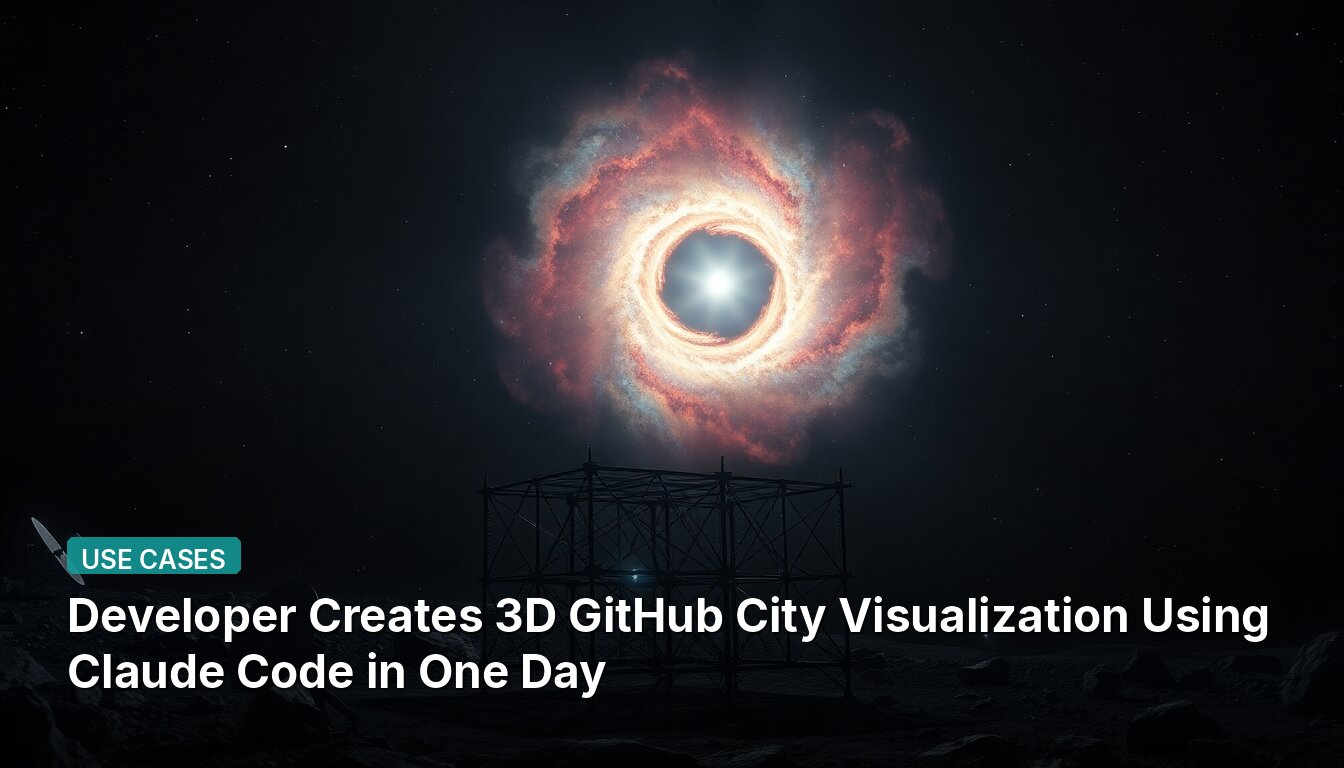 Developer Creates 3D GitHub City Visualization Using Claude Code in One Day