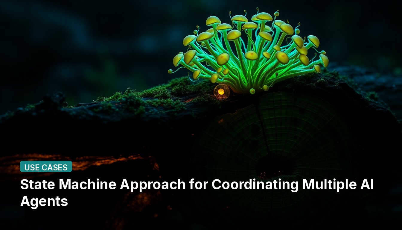 State Machine Approach for Coordinating Multiple AI Agents