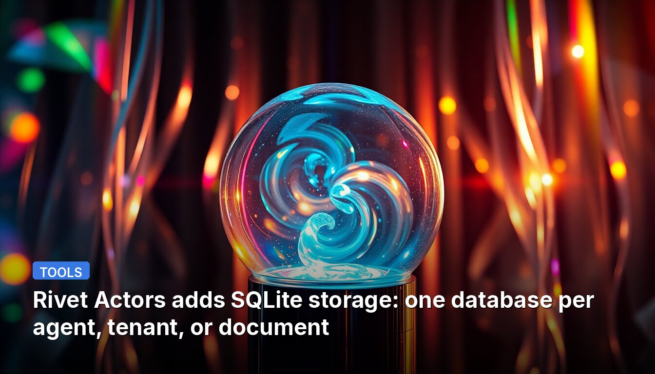 Rivet Actors adds SQLite storage: one database per agent, tenant, or document