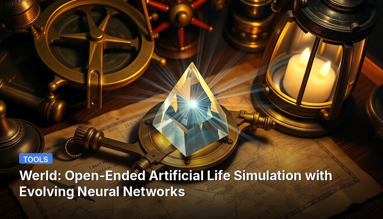 Werld: Open-Ended Artificial Life Simulation with Evolving Neural Networks