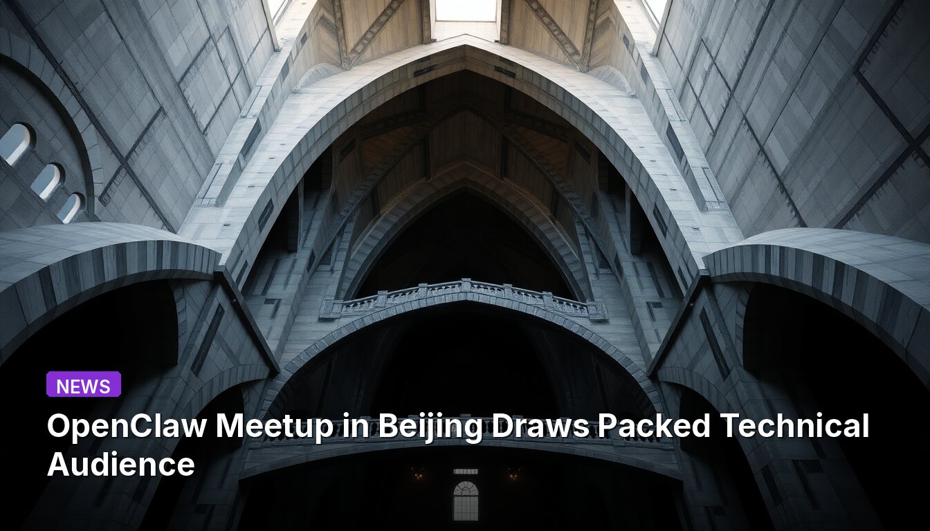 OpenClaw Meetup in Beijing Draws Packed Technical Audience