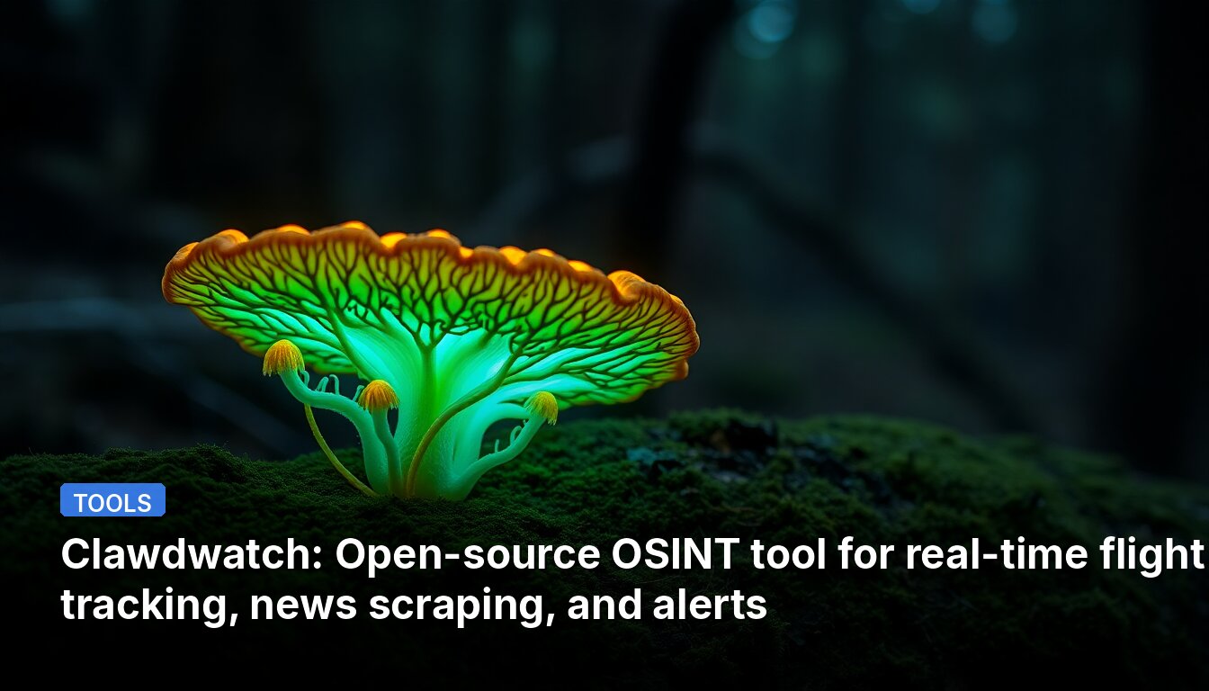 Clawdwatch: Open-source OSINT tool for real-time flight tracking, news scraping, and alerts