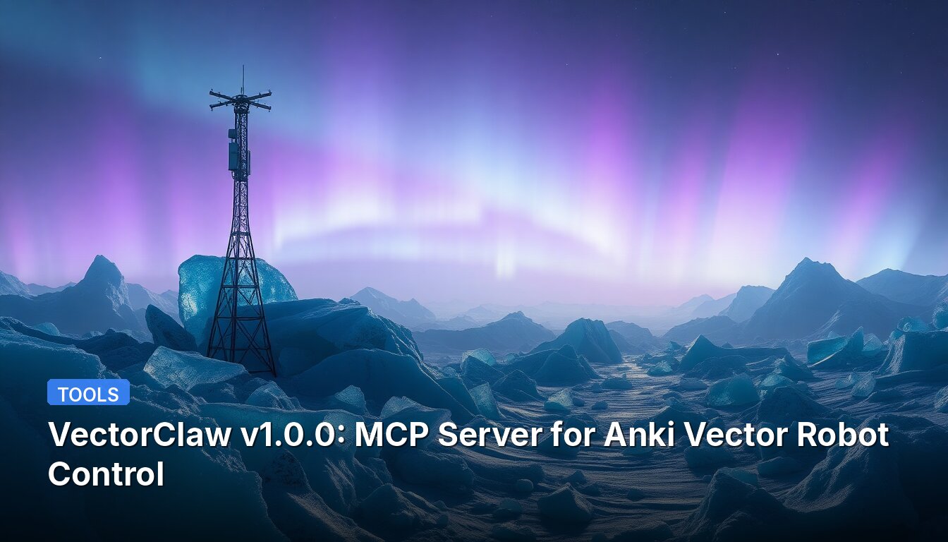 VectorClaw v1.0.0: MCP Server for Anki Vector Robot Control