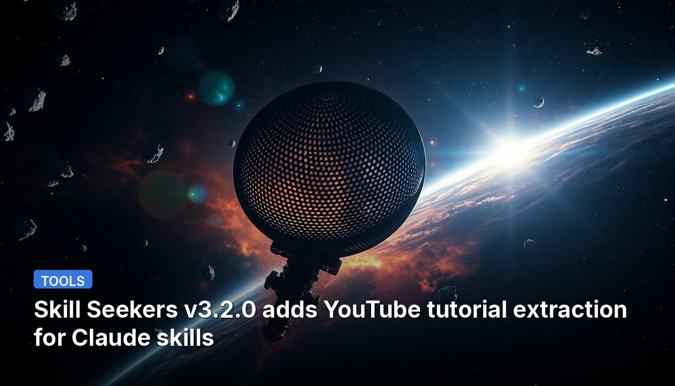 Skill Seekers v3.2.0 adds YouTube tutorial extraction for Claude skills