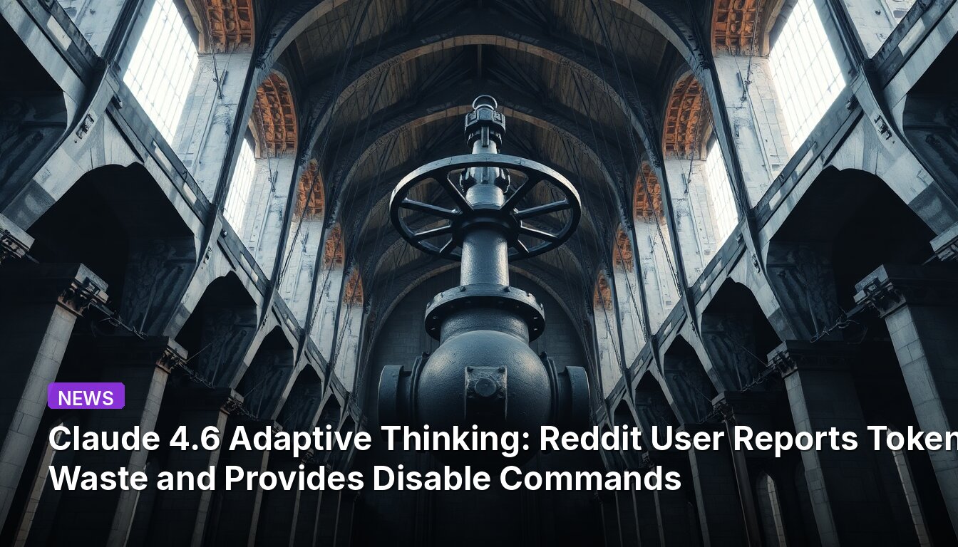 Claude 4.6 Adaptive Thinking: Reddit User Reports Token Waste and Provides Disable Commands
