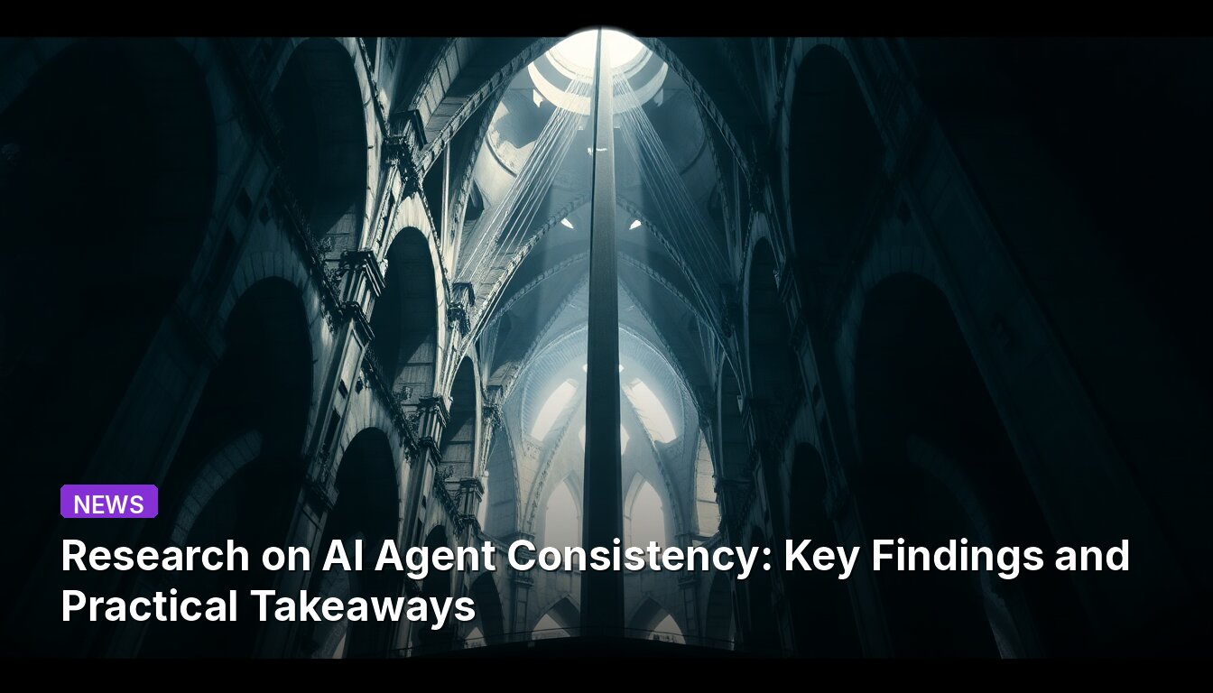 Research on AI Agent Consistency: Key Findings and Practical Takeaways