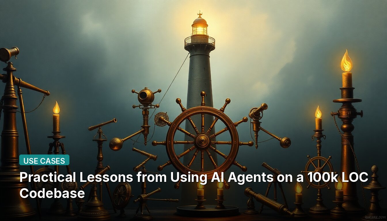 Practical Lessons from Using AI Agents on a 100k LOC Codebase