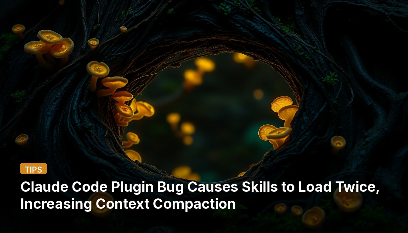 Claude Code Plugin Bug Causes Skills to Load Twice, Increasing Context Compaction