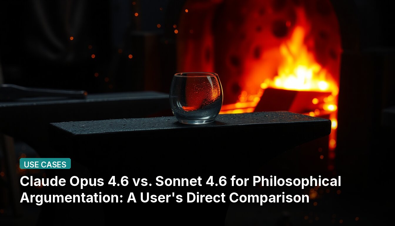 Claude Opus 4.6 vs. Sonnet 4.6 for Philosophical Argumentation: A User's Direct Comparison