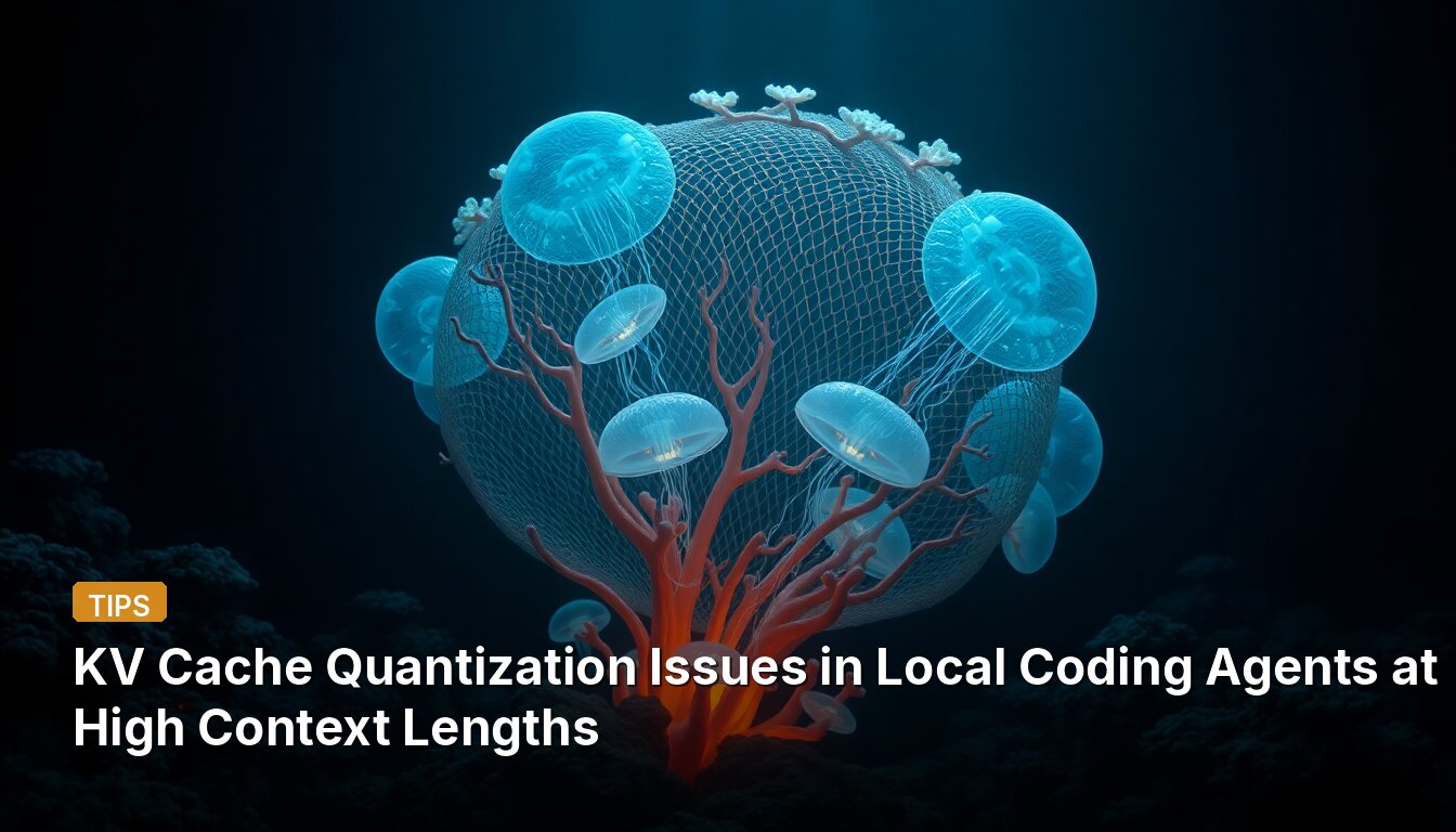 KV Cache Quantization Issues in Local Coding Agents at High Context Lengths
