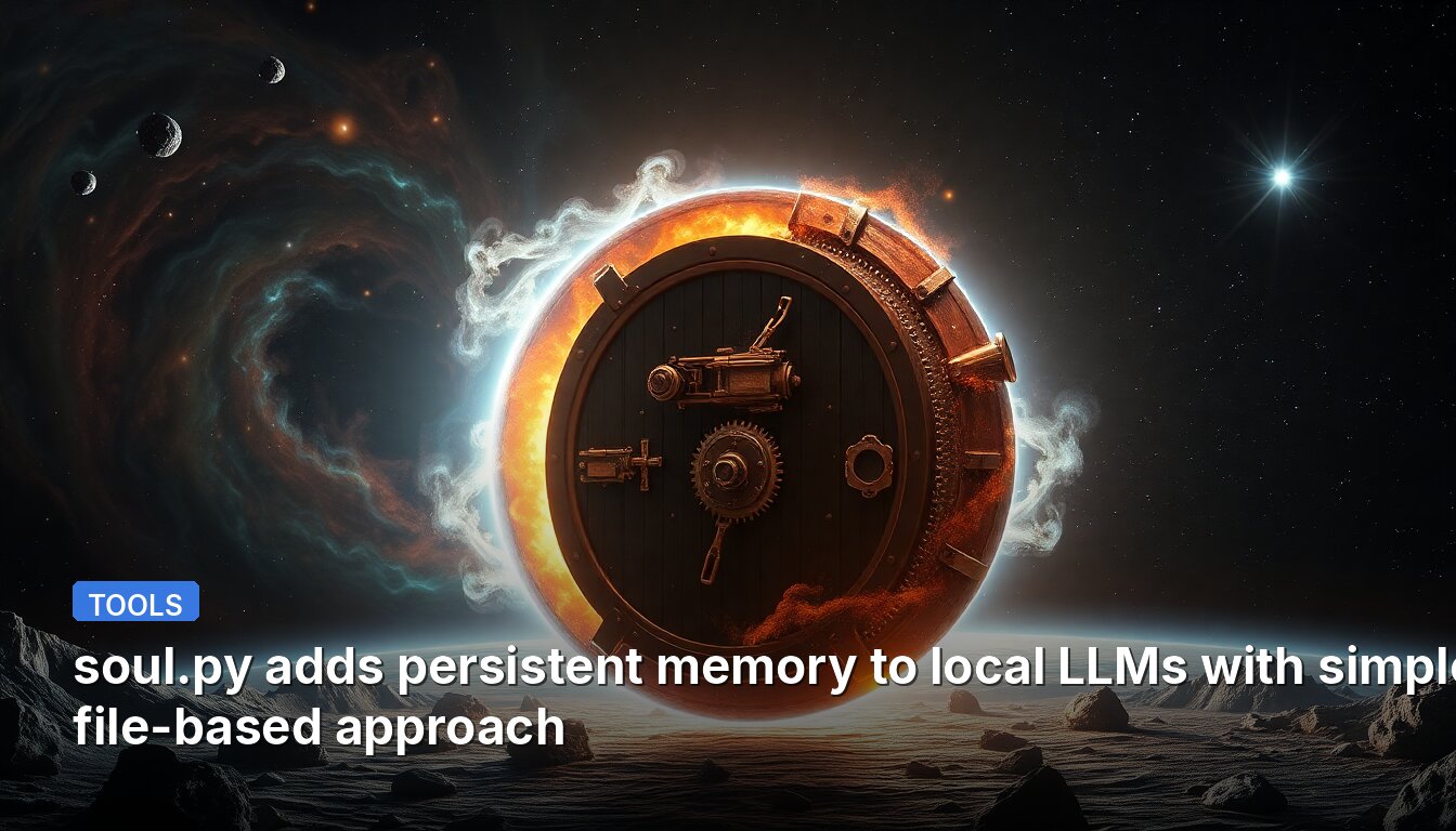 soul.py adds persistent memory to local LLMs with simple file-based approach