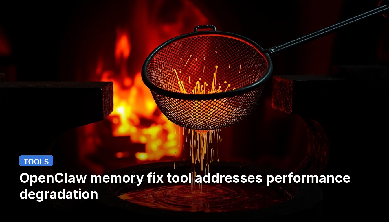 OpenClaw memory fix tool addresses performance degradation