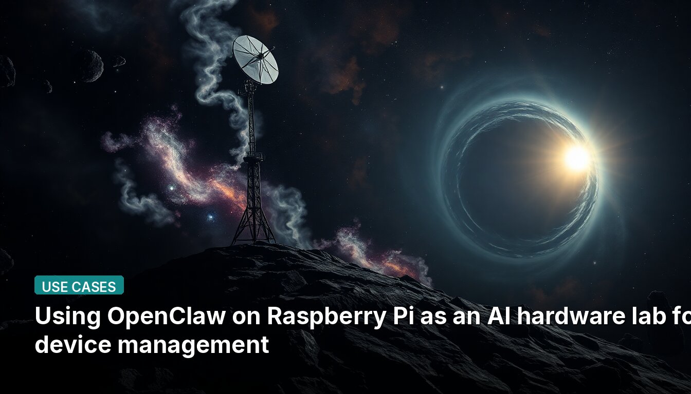 Using OpenClaw on Raspberry Pi as an AI hardware lab for device management