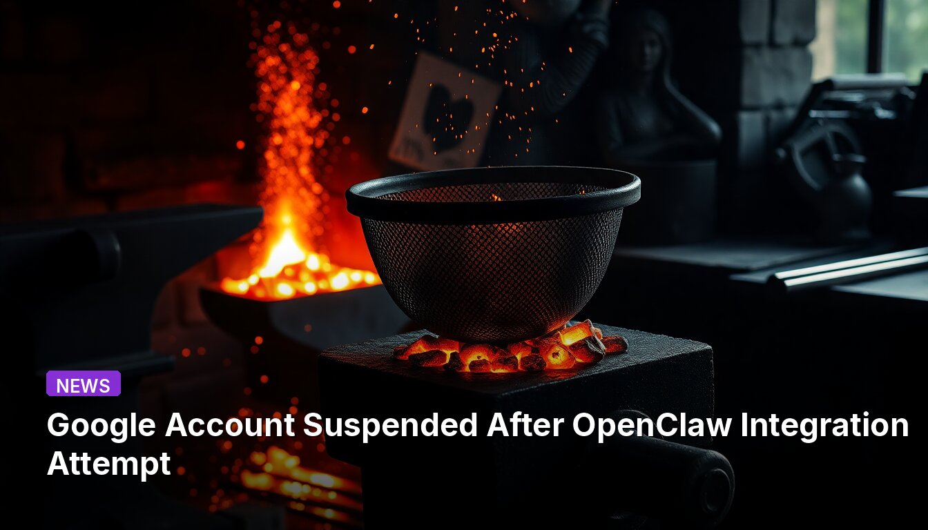 Google Account Suspended After OpenClaw Integration Attempt