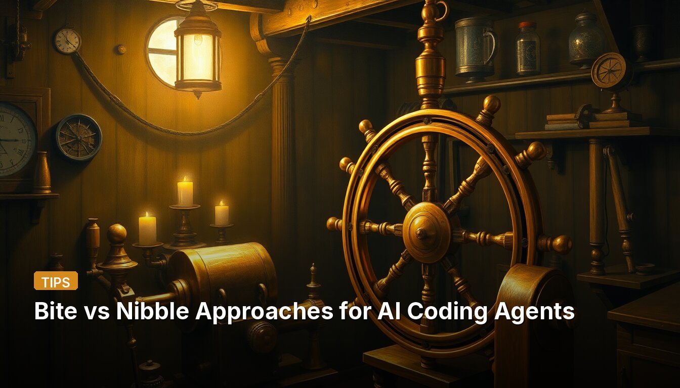 Bite vs Nibble Approaches for AI Coding Agents