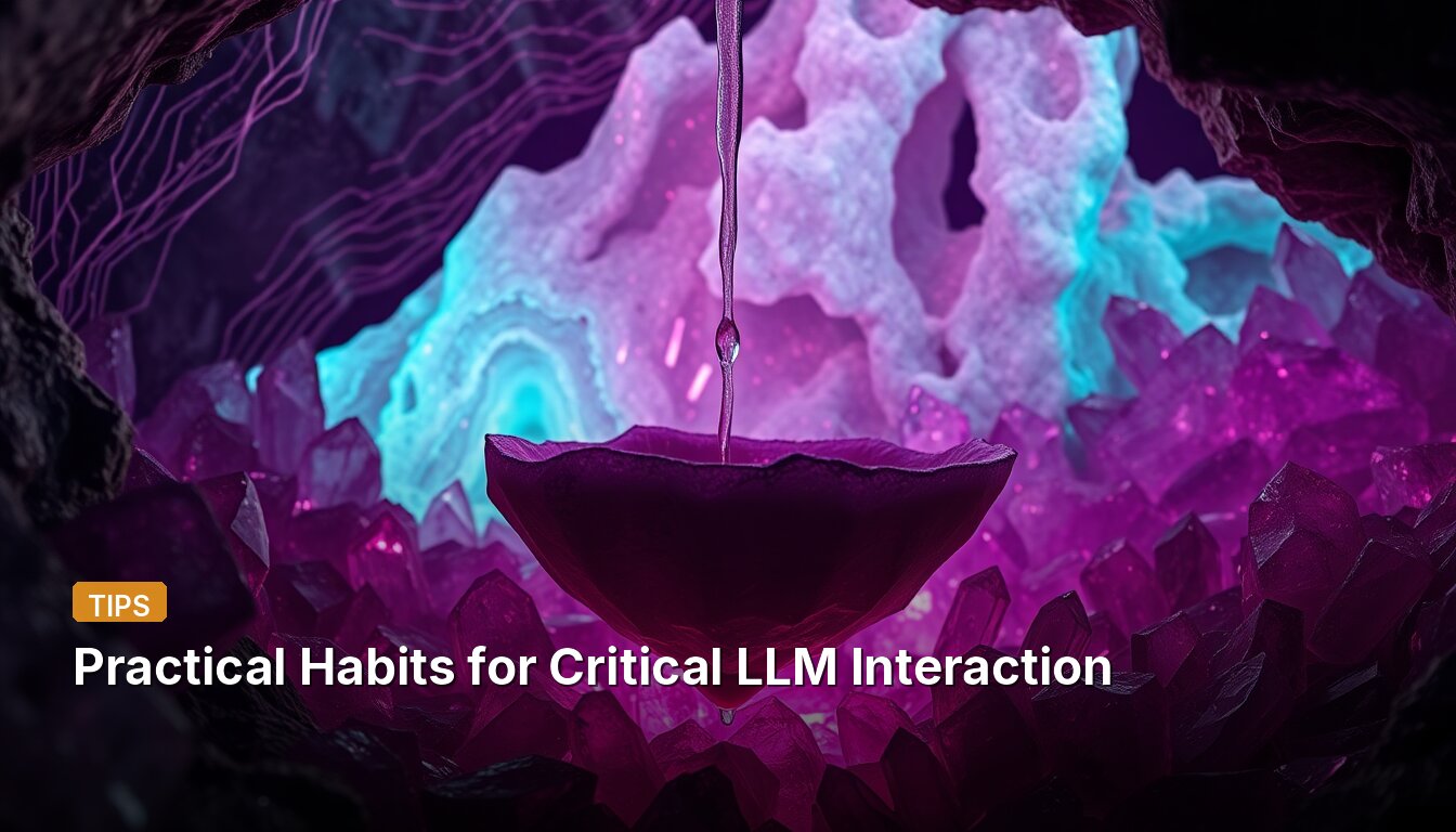 Practical Habits for Critical LLM Interaction