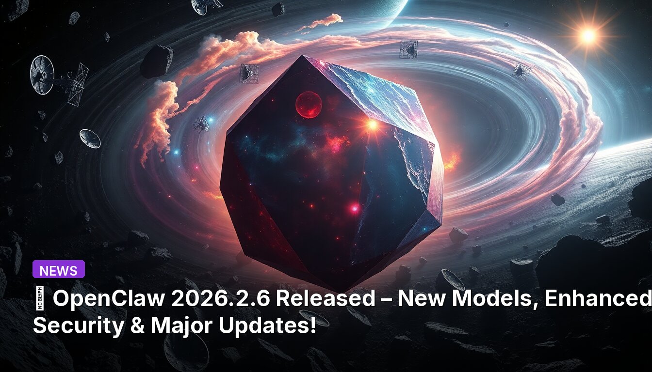 🚀 OpenClaw 2026.2.6 Released – New Models, Enhanced Security & Major Updates!