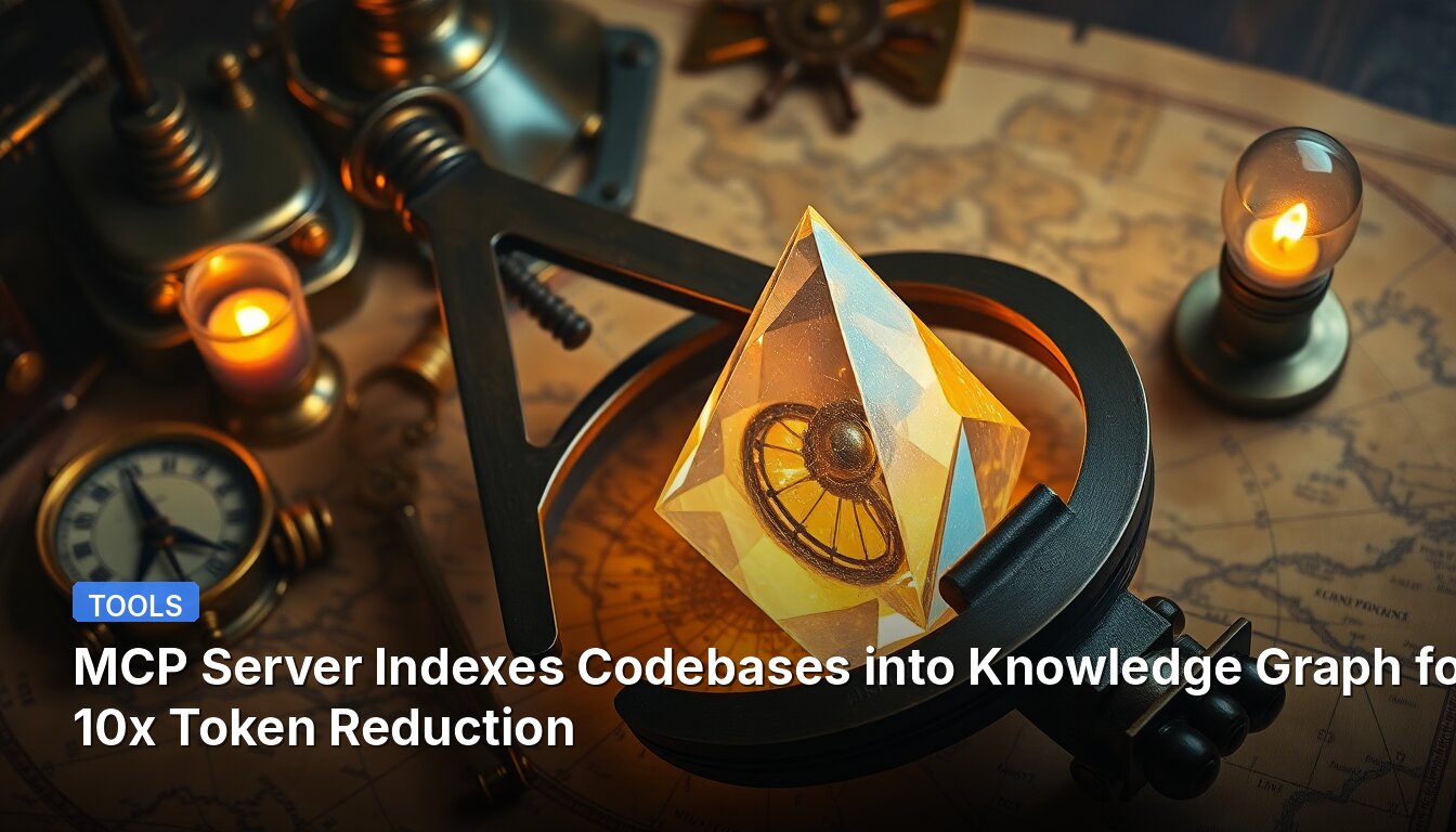 MCP Server Indexes Codebases into Knowledge Graph for 10x Token Reduction