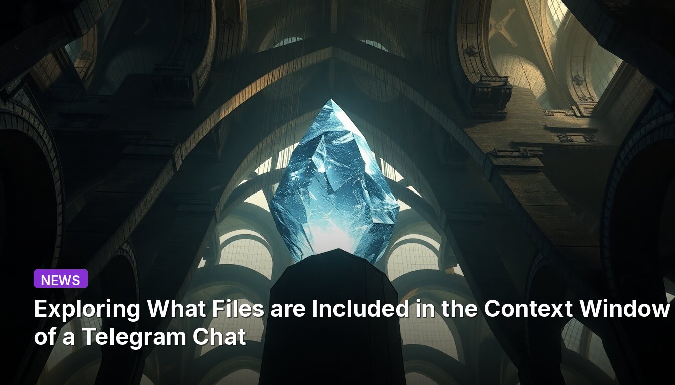 Exploring What Files are Included in the Context Window of a Telegram Chat
